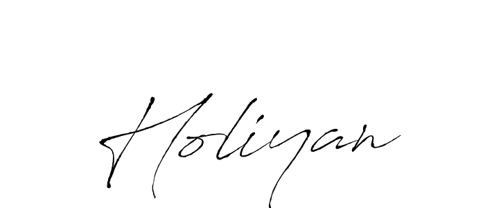 Antro_Vectra is a professional signature style that is perfect for those who want to add a touch of class to their signature. It is also a great choice for those who want to make their signature more unique. Get Holiyan name to fancy signature for free. Holiyan signature style 6 images and pictures png