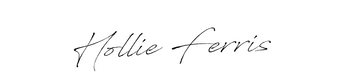 Also we have Hollie Ferris name is the best signature style. Create professional handwritten signature collection using Antro_Vectra autograph style. Hollie Ferris signature style 6 images and pictures png