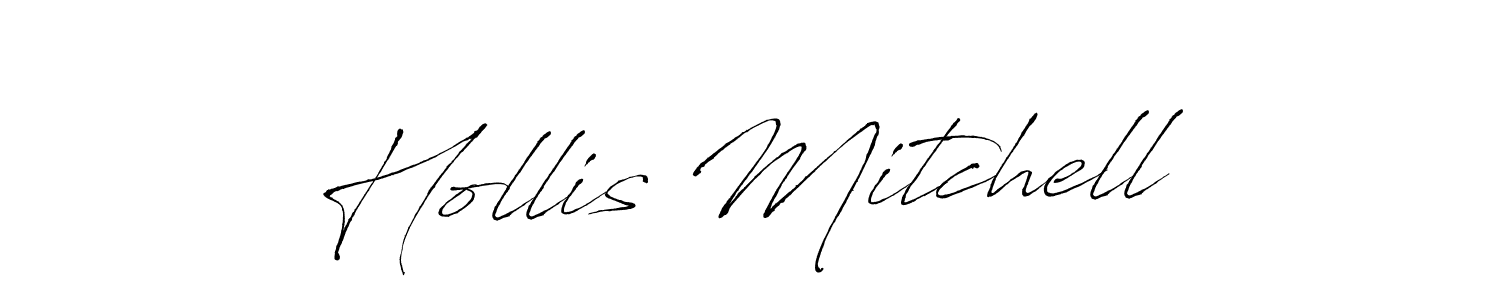 Also we have Hollis Mitchell name is the best signature style. Create professional handwritten signature collection using Antro_Vectra autograph style. Hollis Mitchell signature style 6 images and pictures png