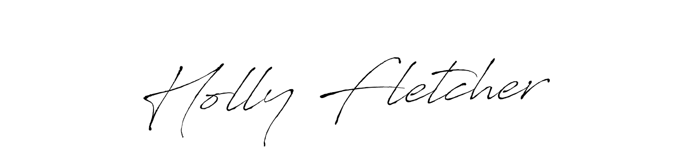 Antro_Vectra is a professional signature style that is perfect for those who want to add a touch of class to their signature. It is also a great choice for those who want to make their signature more unique. Get Holly Fletcher name to fancy signature for free. Holly Fletcher signature style 6 images and pictures png