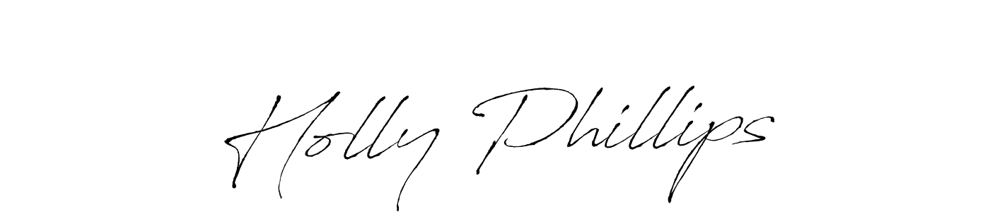 How to make Holly Phillips name signature. Use Antro_Vectra style for creating short signs online. This is the latest handwritten sign. Holly Phillips signature style 6 images and pictures png