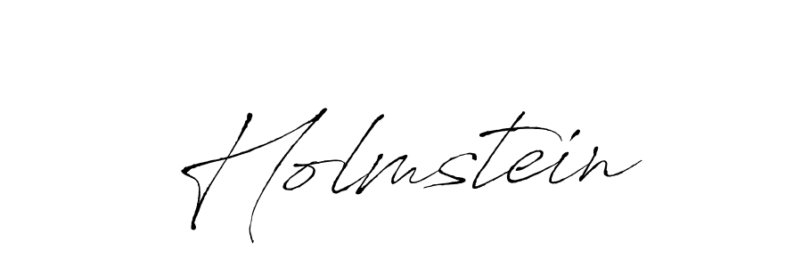 Use a signature maker to create a handwritten signature online. With this signature software, you can design (Antro_Vectra) your own signature for name Holmstein. Holmstein signature style 6 images and pictures png