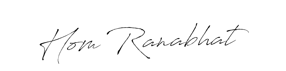 It looks lik you need a new signature style for name Hom Ranabhat. Design unique handwritten (Antro_Vectra) signature with our free signature maker in just a few clicks. Hom Ranabhat signature style 6 images and pictures png