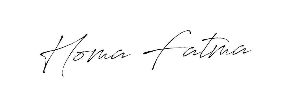 This is the best signature style for the Homa Fatma name. Also you like these signature font (Antro_Vectra). Mix name signature. Homa Fatma signature style 6 images and pictures png