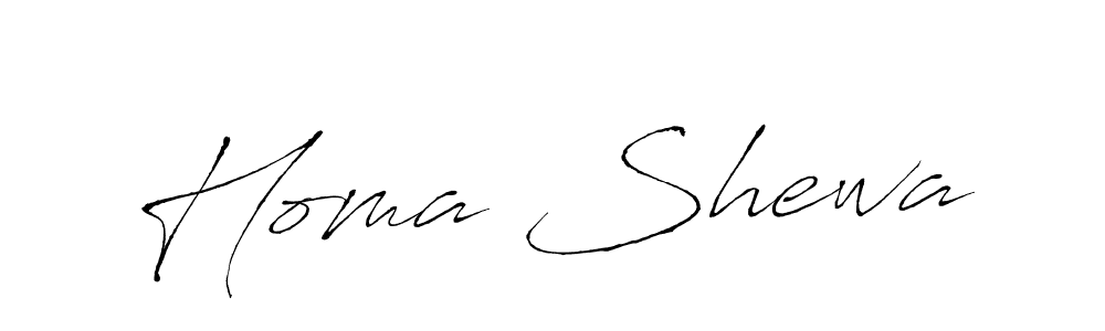 Homa Shewa stylish signature style. Best Handwritten Sign (Antro_Vectra) for my name. Handwritten Signature Collection Ideas for my name Homa Shewa. Homa Shewa signature style 6 images and pictures png