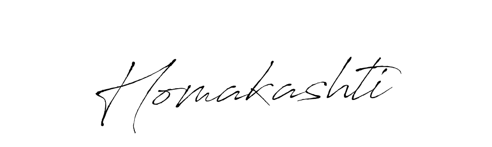 Make a beautiful signature design for name Homakashti. With this signature (Antro_Vectra) style, you can create a handwritten signature for free. Homakashti signature style 6 images and pictures png