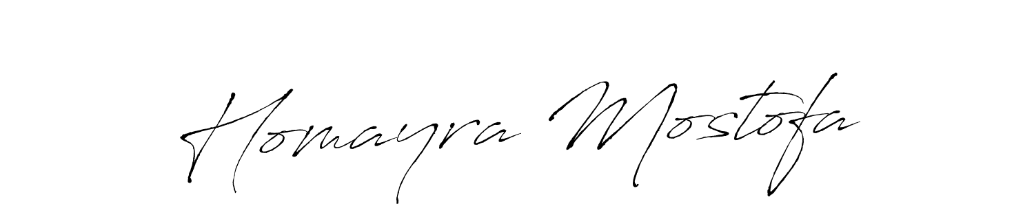 if you are searching for the best signature style for your name Homayra Mostofa. so please give up your signature search. here we have designed multiple signature styles  using Antro_Vectra. Homayra Mostofa signature style 6 images and pictures png