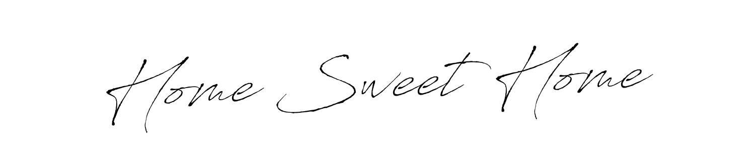 How to make Home Sweet Home name signature. Use Antro_Vectra style for creating short signs online. This is the latest handwritten sign. Home Sweet Home signature style 6 images and pictures png