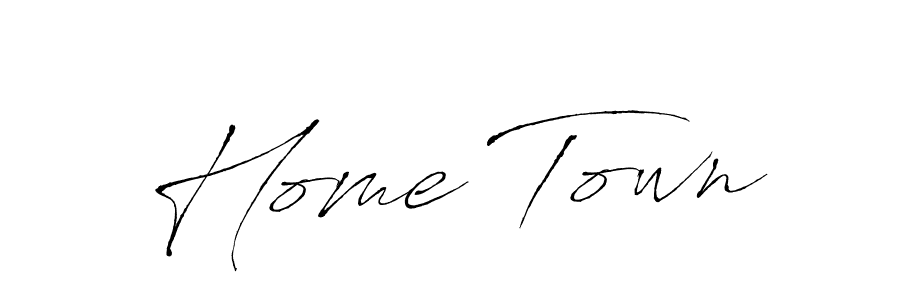 It looks lik you need a new signature style for name Home Town. Design unique handwritten (Antro_Vectra) signature with our free signature maker in just a few clicks. Home Town signature style 6 images and pictures png