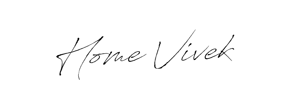 Make a beautiful signature design for name Home Vivek. Use this online signature maker to create a handwritten signature for free. Home Vivek signature style 6 images and pictures png