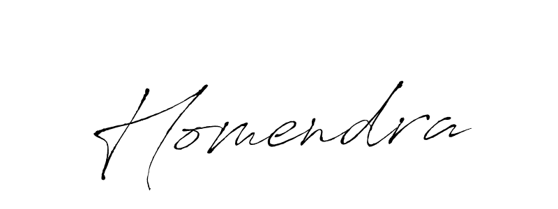 Homendra stylish signature style. Best Handwritten Sign (Antro_Vectra) for my name. Handwritten Signature Collection Ideas for my name Homendra. Homendra signature style 6 images and pictures png