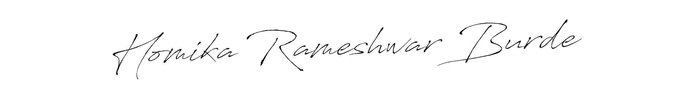 Similarly Antro_Vectra is the best handwritten signature design. Signature creator online .You can use it as an online autograph creator for name Homika Rameshwar Burde. Homika Rameshwar Burde signature style 6 images and pictures png