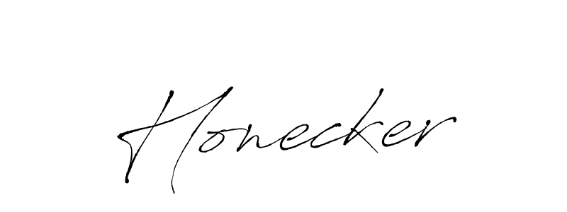 Also we have Honecker name is the best signature style. Create professional handwritten signature collection using Antro_Vectra autograph style. Honecker signature style 6 images and pictures png