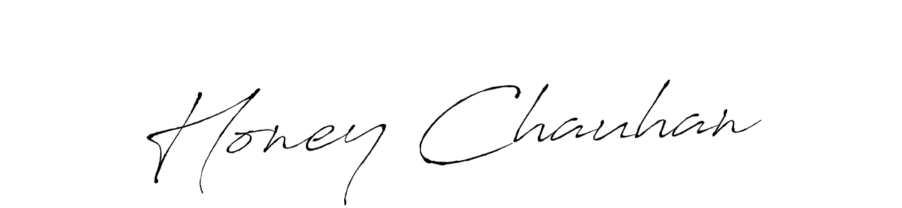 Also we have Honey Chauhan name is the best signature style. Create professional handwritten signature collection using Antro_Vectra autograph style. Honey Chauhan signature style 6 images and pictures png