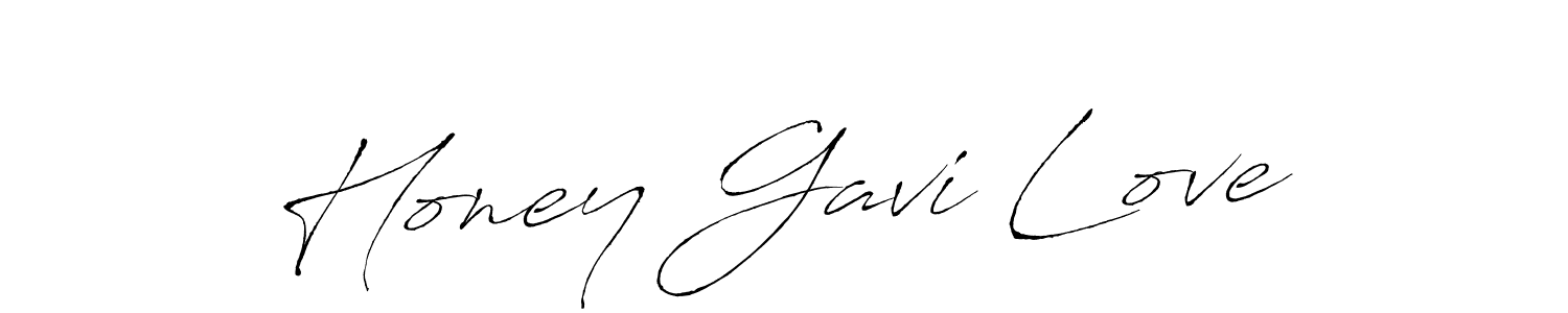 Create a beautiful signature design for name Honey Gavi Love. With this signature (Antro_Vectra) fonts, you can make a handwritten signature for free. Honey Gavi Love signature style 6 images and pictures png