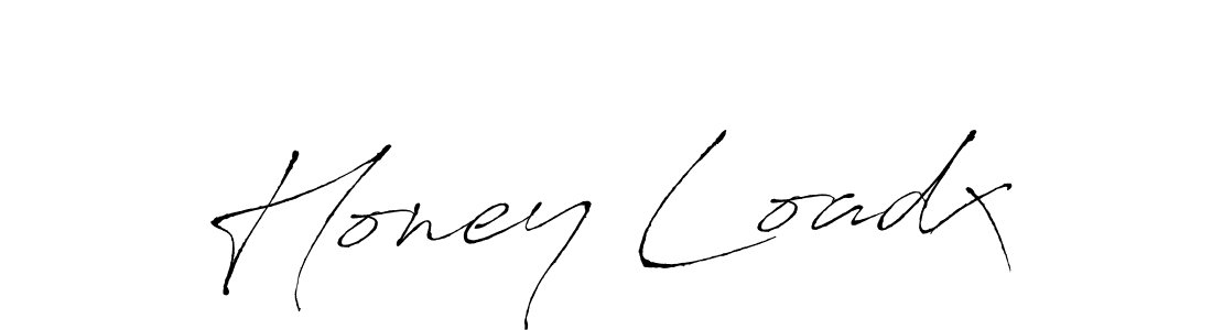 Use a signature maker to create a handwritten signature online. With this signature software, you can design (Antro_Vectra) your own signature for name Honey Loadx. Honey Loadx signature style 6 images and pictures png