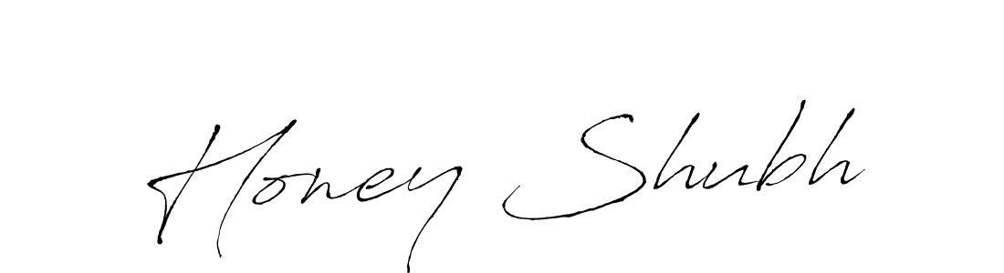 Similarly Antro_Vectra is the best handwritten signature design. Signature creator online .You can use it as an online autograph creator for name Honey Shubh. Honey Shubh signature style 6 images and pictures png