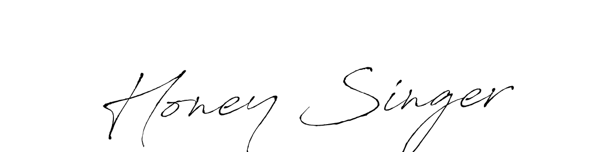 Create a beautiful signature design for name Honey Singer. With this signature (Antro_Vectra) fonts, you can make a handwritten signature for free. Honey Singer signature style 6 images and pictures png