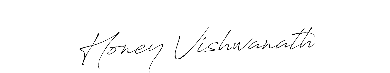 Honey Vishwanath stylish signature style. Best Handwritten Sign (Antro_Vectra) for my name. Handwritten Signature Collection Ideas for my name Honey Vishwanath. Honey Vishwanath signature style 6 images and pictures png