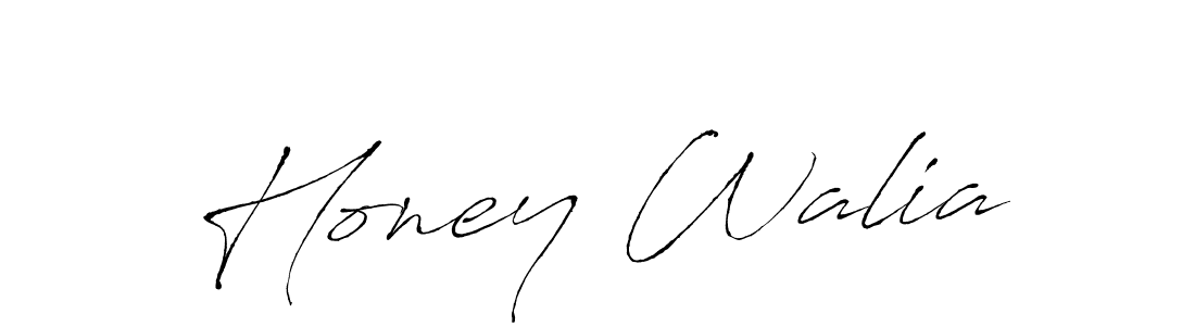 Use a signature maker to create a handwritten signature online. With this signature software, you can design (Antro_Vectra) your own signature for name Honey Walia. Honey Walia signature style 6 images and pictures png