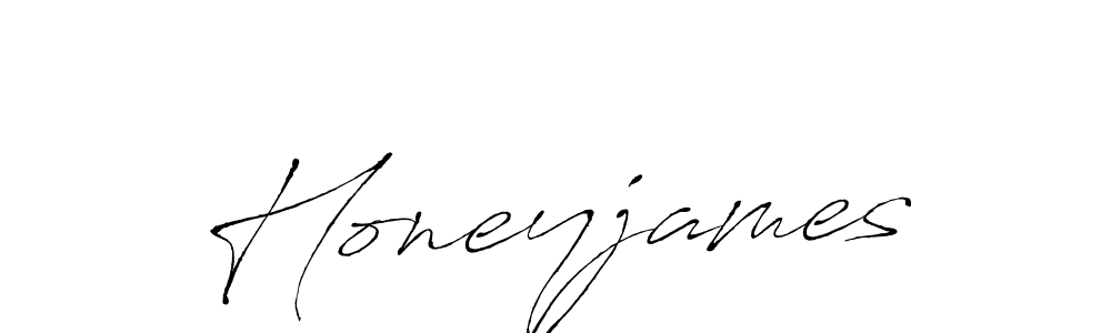 You should practise on your own different ways (Antro_Vectra) to write your name (Honeyjames) in signature. don't let someone else do it for you. Honeyjames signature style 6 images and pictures png