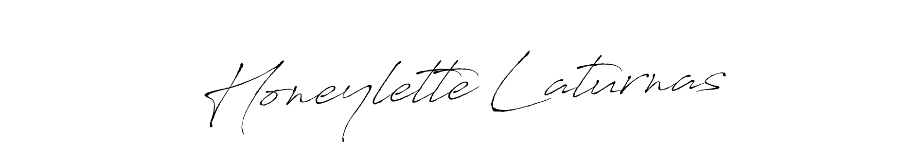 The best way (Antro_Vectra) to make a short signature is to pick only two or three words in your name. The name Honeylette Laturnas include a total of six letters. For converting this name. Honeylette Laturnas signature style 6 images and pictures png