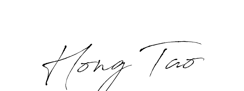 Design your own signature with our free online signature maker. With this signature software, you can create a handwritten (Antro_Vectra) signature for name Hong Tao. Hong Tao signature style 6 images and pictures png