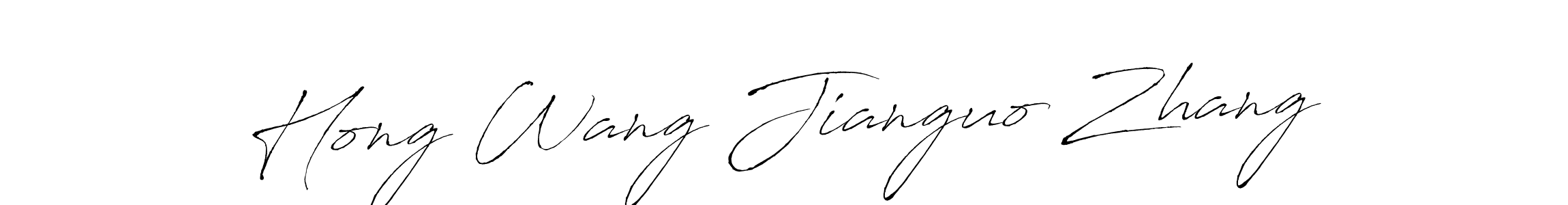 It looks lik you need a new signature style for name Hong Wang Jianguo Zhang. Design unique handwritten (Antro_Vectra) signature with our free signature maker in just a few clicks. Hong Wang Jianguo Zhang signature style 6 images and pictures png