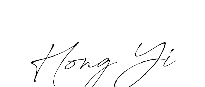 Antro_Vectra is a professional signature style that is perfect for those who want to add a touch of class to their signature. It is also a great choice for those who want to make their signature more unique. Get Hong Yi name to fancy signature for free. Hong Yi signature style 6 images and pictures png