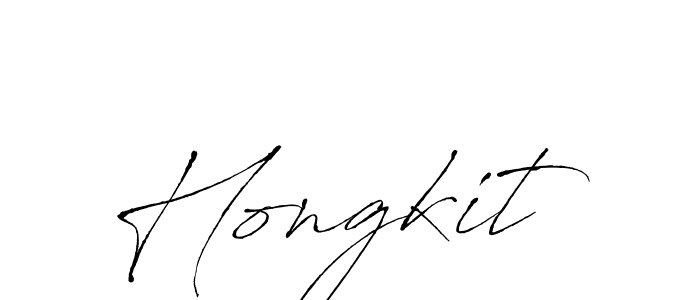 Use a signature maker to create a handwritten signature online. With this signature software, you can design (Antro_Vectra) your own signature for name Hongkit. Hongkit signature style 6 images and pictures png