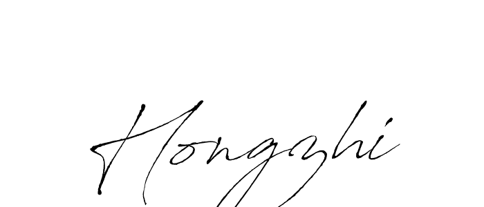 Hongzhi stylish signature style. Best Handwritten Sign (Antro_Vectra) for my name. Handwritten Signature Collection Ideas for my name Hongzhi. Hongzhi signature style 6 images and pictures png