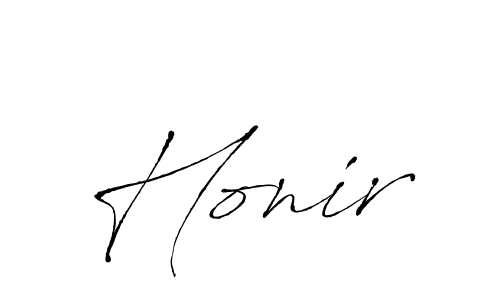 Honir stylish signature style. Best Handwritten Sign (Antro_Vectra) for my name. Handwritten Signature Collection Ideas for my name Honir. Honir signature style 6 images and pictures png