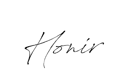 The best way (Antro_Vectra) to make a short signature is to pick only two or three words in your name. The name Honir include a total of six letters. For converting this name. Honir signature style 6 images and pictures png