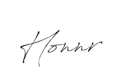 How to make Honnr signature? Antro_Vectra is a professional autograph style. Create handwritten signature for Honnr name. Honnr signature style 6 images and pictures png