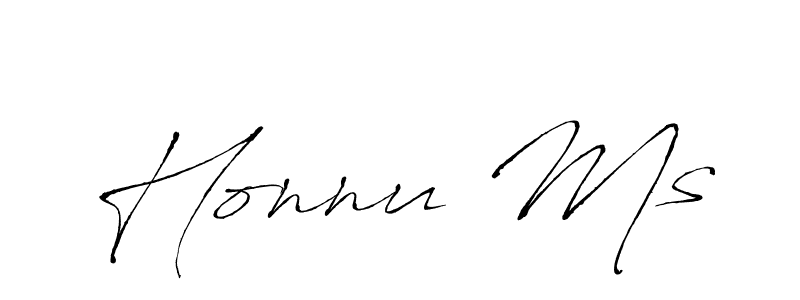 How to make Honnu Ms signature? Antro_Vectra is a professional autograph style. Create handwritten signature for Honnu Ms name. Honnu Ms signature style 6 images and pictures png