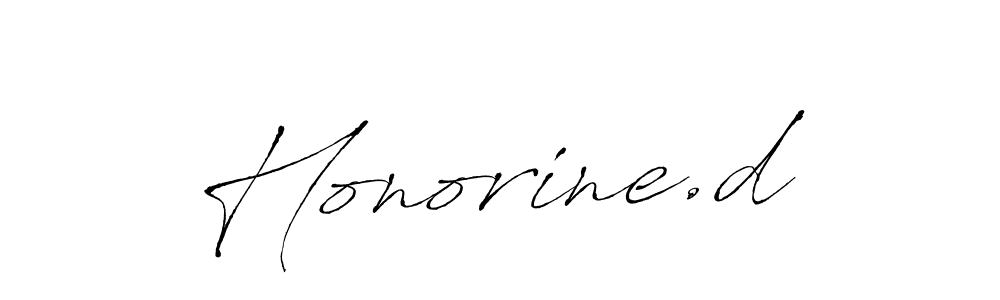 Use a signature maker to create a handwritten signature online. With this signature software, you can design (Antro_Vectra) your own signature for name Honorine.d. Honorine.d signature style 6 images and pictures png