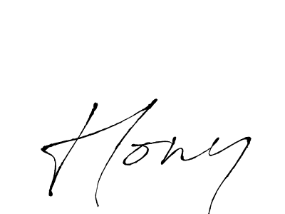 if you are searching for the best signature style for your name Hony. so please give up your signature search. here we have designed multiple signature styles  using Antro_Vectra. Hony signature style 6 images and pictures png