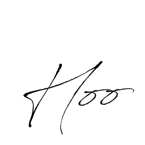 Create a beautiful signature design for name Hoo. With this signature (Antro_Vectra) fonts, you can make a handwritten signature for free. Hoo signature style 6 images and pictures png