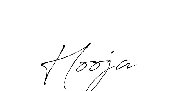 Create a beautiful signature design for name Hooja . With this signature (Antro_Vectra) fonts, you can make a handwritten signature for free. Hooja  signature style 6 images and pictures png