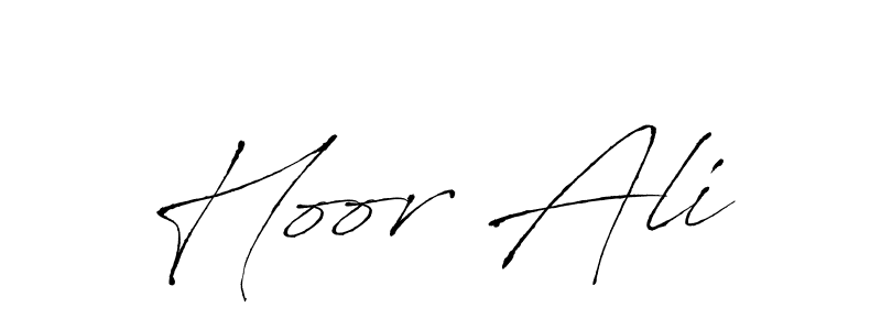How to make Hoor Ali name signature. Use Antro_Vectra style for creating short signs online. This is the latest handwritten sign. Hoor Ali signature style 6 images and pictures png