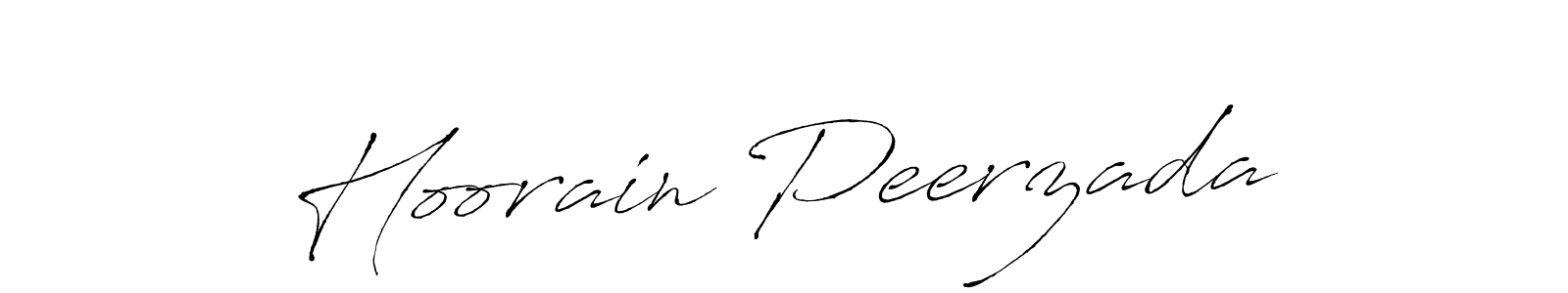 Hoorain Peerzada stylish signature style. Best Handwritten Sign (Antro_Vectra) for my name. Handwritten Signature Collection Ideas for my name Hoorain Peerzada. Hoorain Peerzada signature style 6 images and pictures png