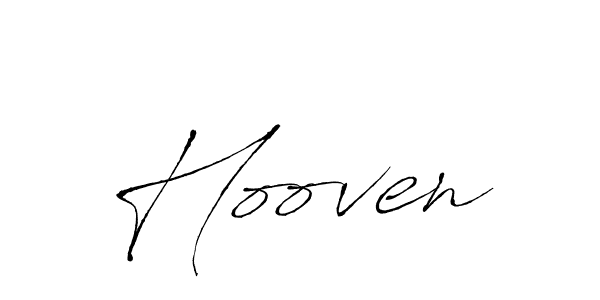 Design your own signature with our free online signature maker. With this signature software, you can create a handwritten (Antro_Vectra) signature for name Hooven. Hooven signature style 6 images and pictures png
