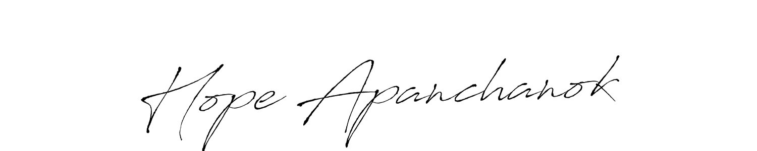 Similarly Antro_Vectra is the best handwritten signature design. Signature creator online .You can use it as an online autograph creator for name Hope Apanchanok. Hope Apanchanok signature style 6 images and pictures png