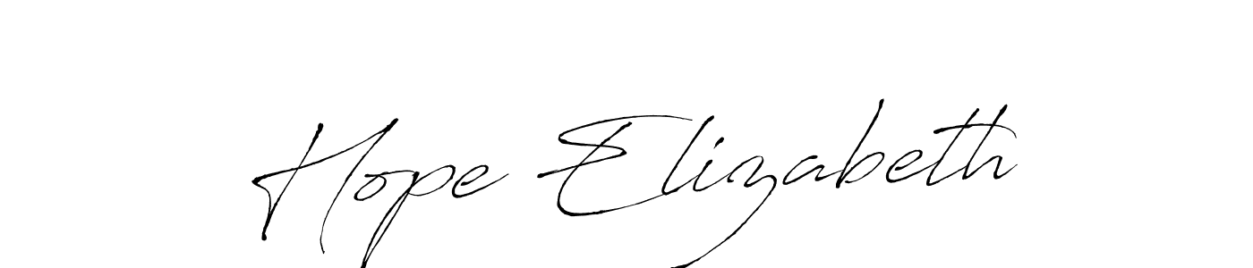 Similarly Antro_Vectra is the best handwritten signature design. Signature creator online .You can use it as an online autograph creator for name Hope Elizabeth. Hope Elizabeth signature style 6 images and pictures png