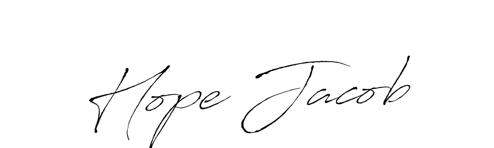 Design your own signature with our free online signature maker. With this signature software, you can create a handwritten (Antro_Vectra) signature for name Hope Jacob. Hope Jacob signature style 6 images and pictures png