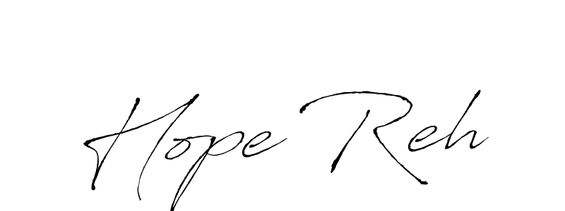 Design your own signature with our free online signature maker. With this signature software, you can create a handwritten (Antro_Vectra) signature for name Hope Reh. Hope Reh signature style 6 images and pictures png