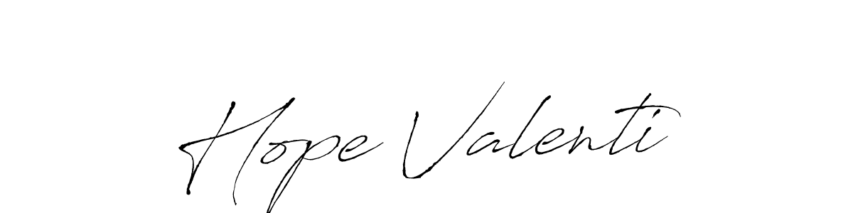 The best way (Antro_Vectra) to make a short signature is to pick only two or three words in your name. The name Hope Valenti include a total of six letters. For converting this name. Hope Valenti signature style 6 images and pictures png