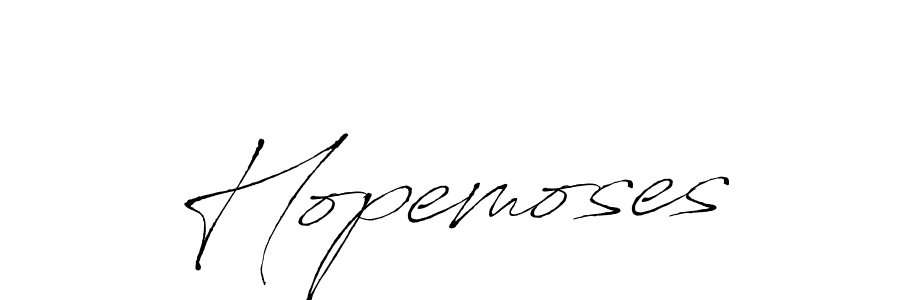 How to make Hopemoses signature? Antro_Vectra is a professional autograph style. Create handwritten signature for Hopemoses name. Hopemoses signature style 6 images and pictures png