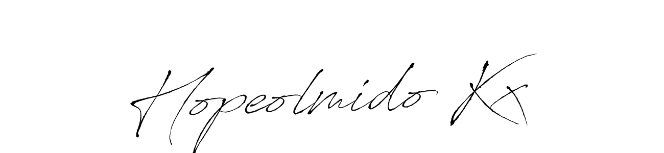 How to make Hopeolmido Kx signature? Antro_Vectra is a professional autograph style. Create handwritten signature for Hopeolmido Kx name. Hopeolmido Kx signature style 6 images and pictures png