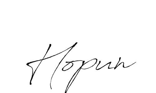 if you are searching for the best signature style for your name Hopun. so please give up your signature search. here we have designed multiple signature styles  using Antro_Vectra. Hopun signature style 6 images and pictures png